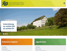 Tablet Screenshot of kjp-gr.ch